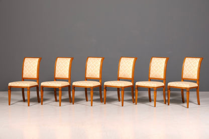 G674 Finish cm SELVA 6x Edle Englische Stühle Englisch Dining Chairs Antik 60er Jahre Regency Küchenstühle Stuhlset (Kopie 2)