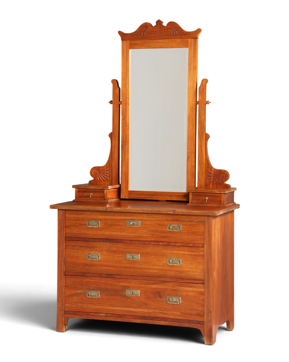 Wunderschöne Jugendstil Kommode Antik Sideboard mit Spiegel Flurkommode Frisierkommode