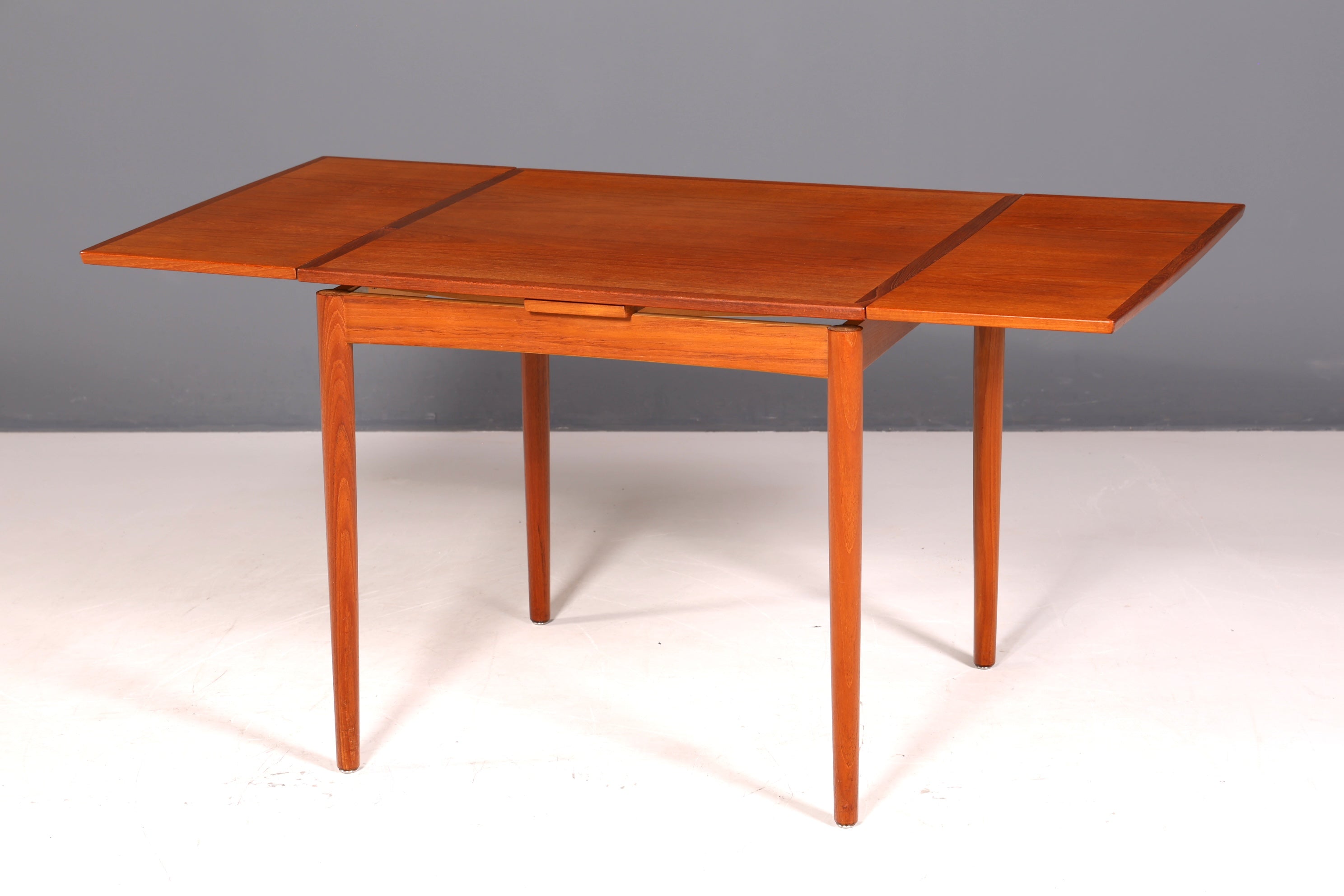 G329 Finish cm Traumhafter Mid Century Esstisch ausziehbarer Danish Design Teak Holz Küchentisch Esszimmer Tisch (Kopie)