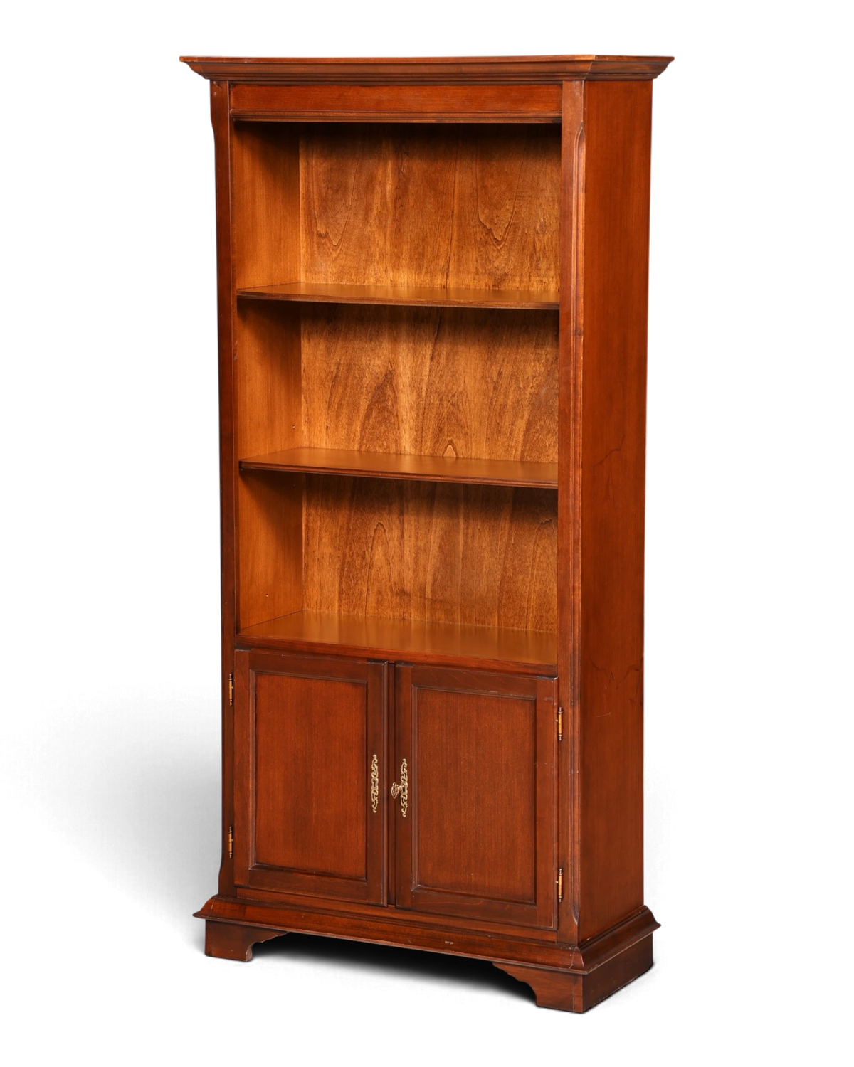 Beautiful antique-style bookcase, solid wood shelving unit, bookcase, bookshelf