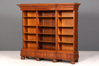 Traumhaftes Jugendstil Bücherregal Regal Gründerzeit um 1900 Antik Buchablage Eiche