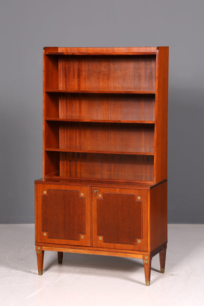 Wunderschönes Regal im Gustavianischen Stil Bücherregal Schrank Highboard Vintage Echt Holz Antik