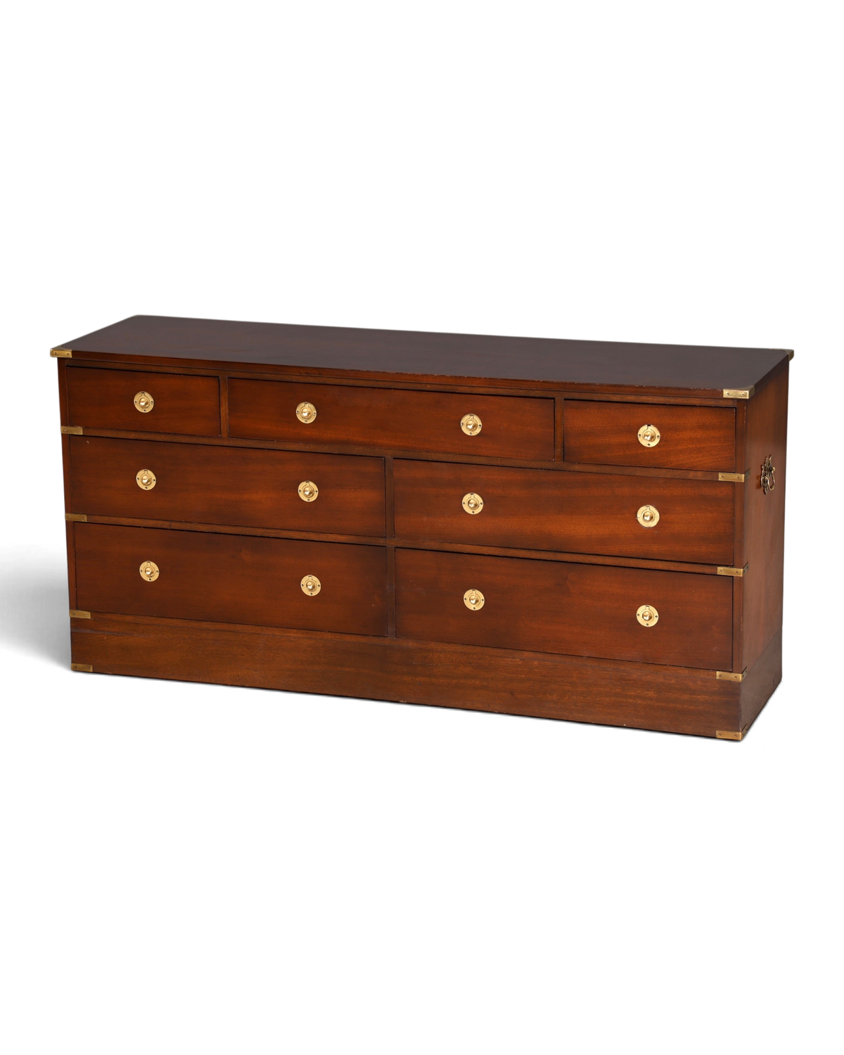 Traumhaftes Maritim Sideboard Englische Schiffs Kommode Englisch Antik Schrank Military Chest