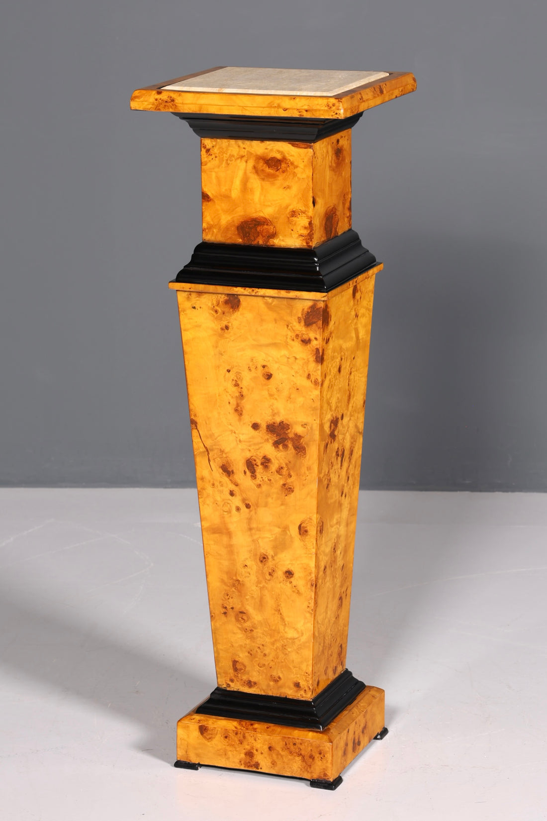 Stilvolle Biedermeier Stil Säule Blumensäule Marmor Blumentisch Ablagetisch