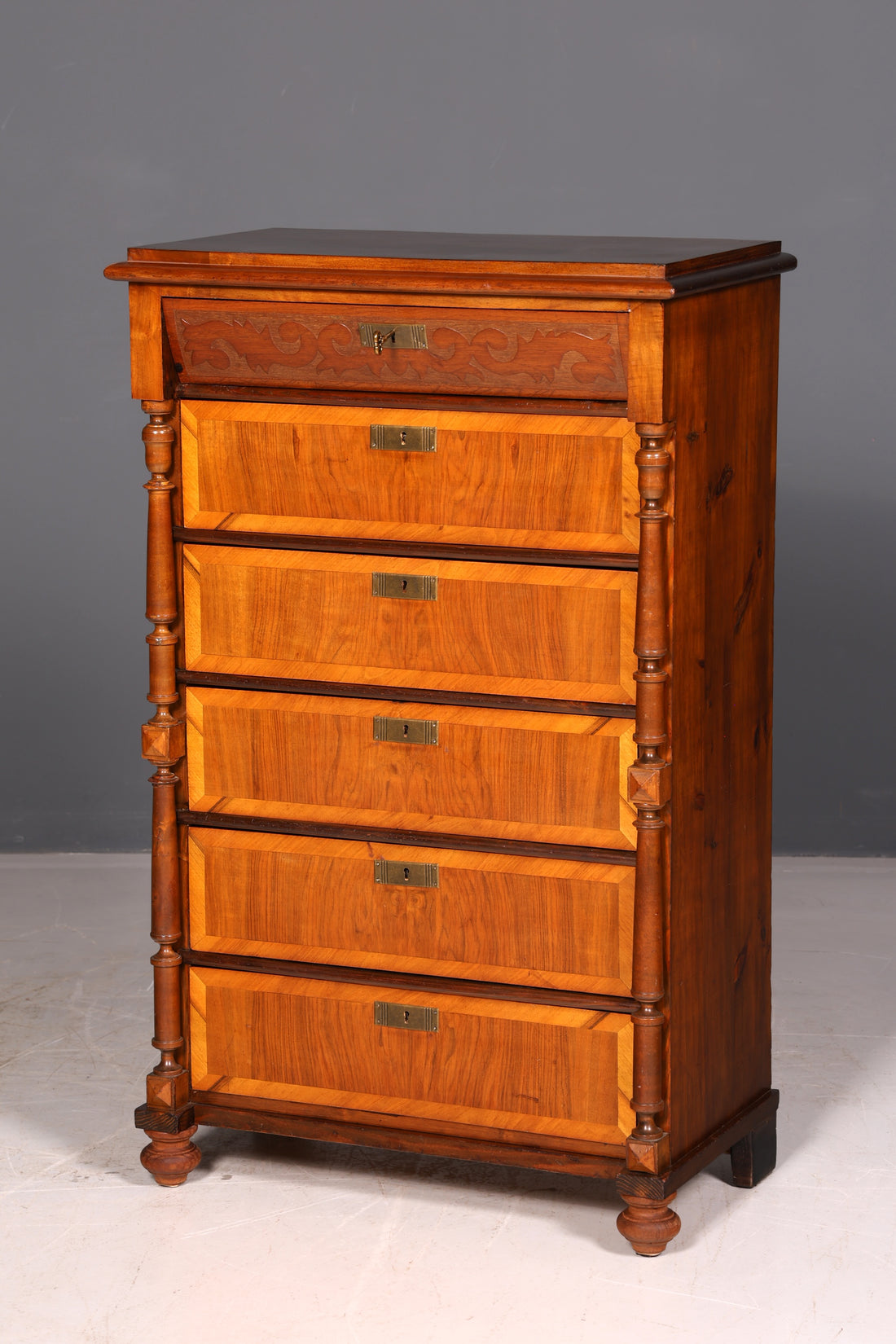 Prachtige Gründerzeit-commode in jugendstil, vertiko, ladekast, chiffonnière, antieke wascommode, vintage