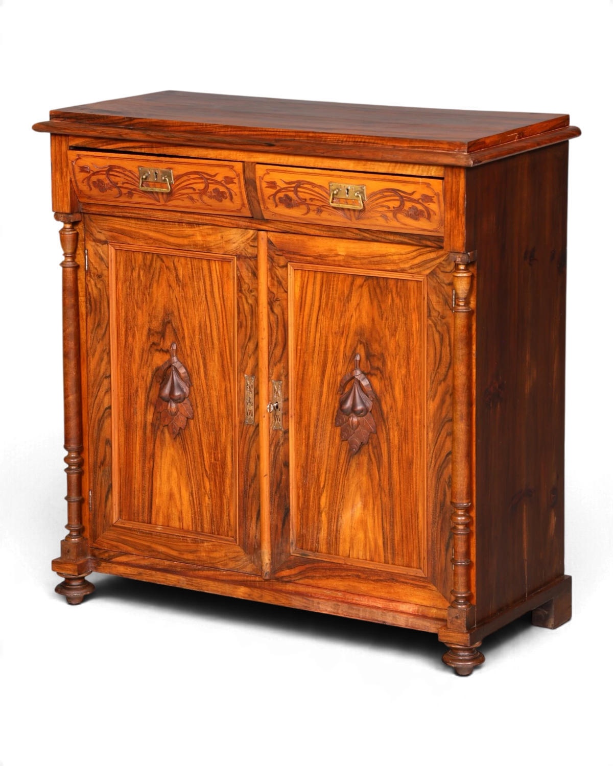 Droomkast uit de Gründerzeit, jugendstil-ladekast, antiek dressoir, sideboard, serveerkast, halfhoge kast