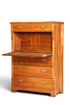 Edler Louis Philippe Sekretär um 1880 Gründerzeit Antik Schrank Chiffoniere Highboard