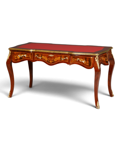 Prächtiger Louis XV Stil Schreibtisch French Desk Antik Stil Bürotisch