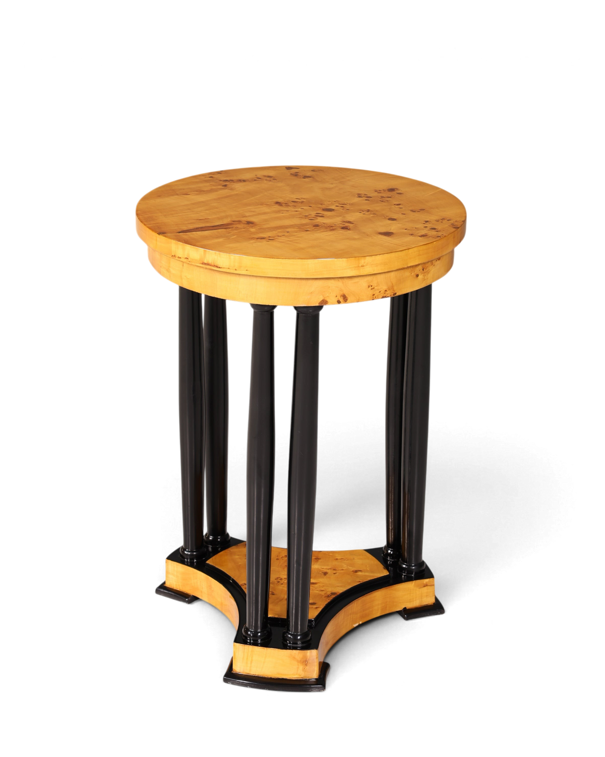 Art Deco Couchtisch Biedermeier Ablagetisch Birke – Hauptstadt Möblerei Berlin