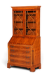 G390 Finish Stilvoller Englischer Sekretär Büro Aufsatzsekretär Eibe Antik Stil Vitrinen Schrank UK (Kopie)