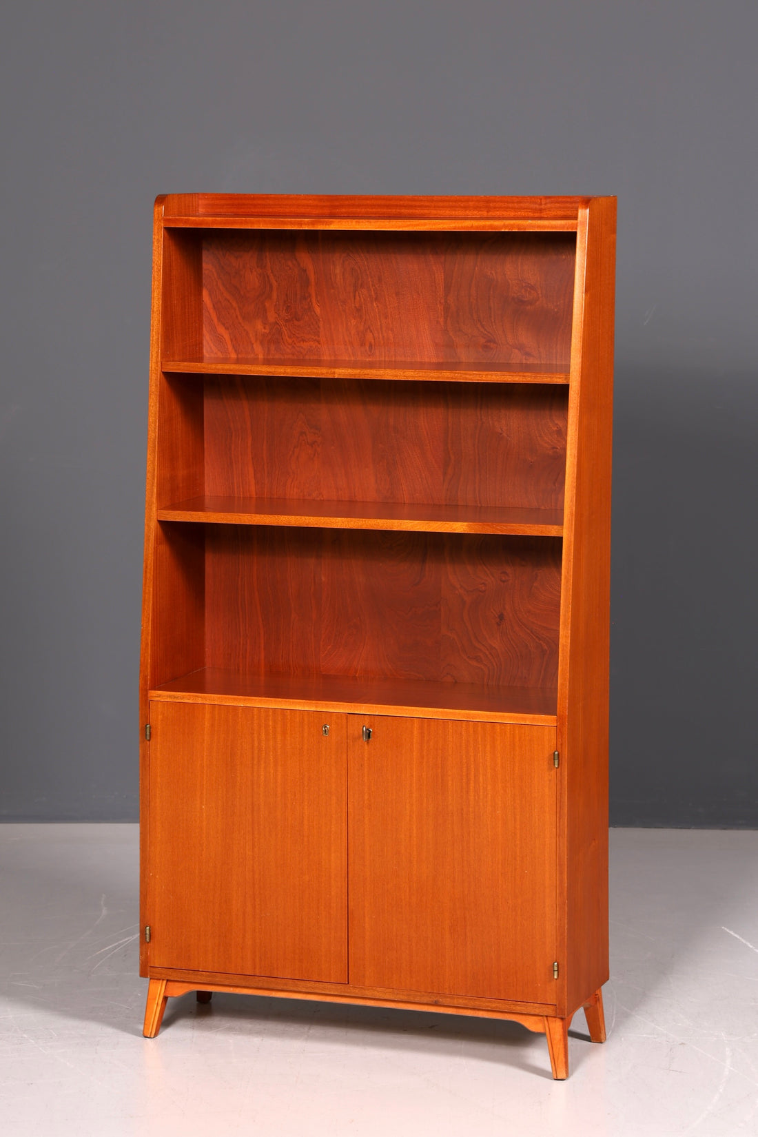 Beautiful Mid Century Cabinet Vintage Shelf Retro Bookshelf Book Storage 60s Design Classic Bookshelf