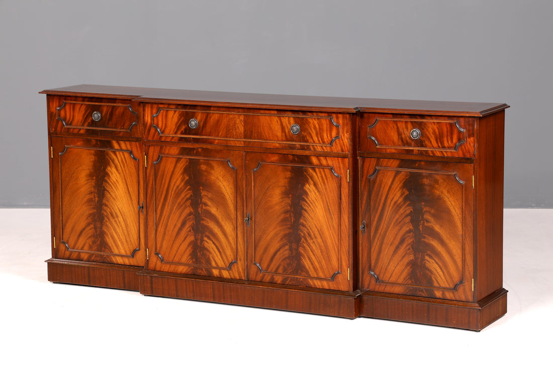 Wunderschönes Englisches Sideboard Mahagoni Schrank Antik 60s Buffetschrank Kommode