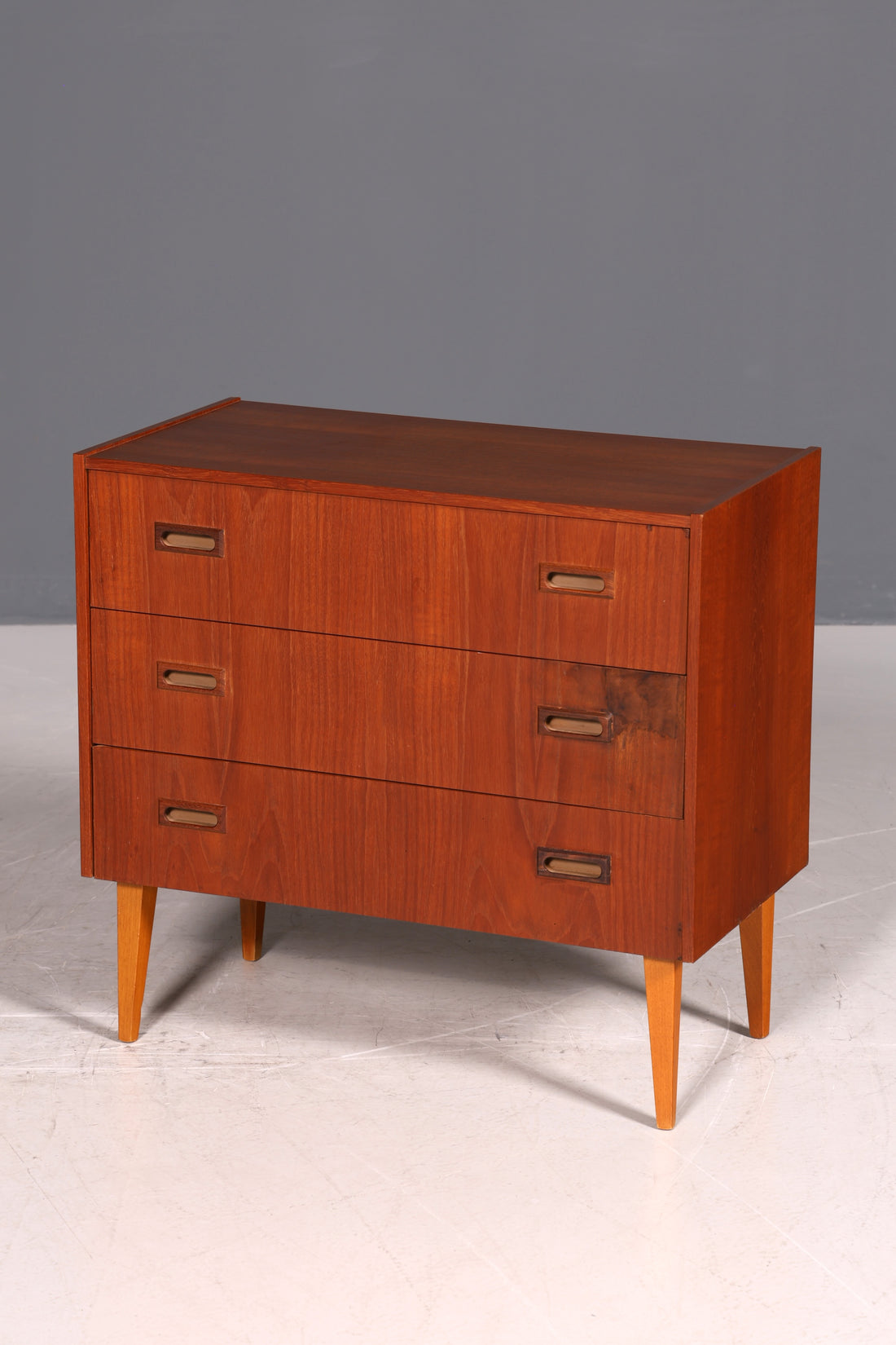 G395 Finish cm Wunderschöne Mid Century Kommode Teak Holz Sideboard Vintage Schubladen Kommode (Kopie)