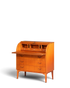 Wunderschöner Mid Century Rollladen Sekretär echt Holz Büro Schrank Vintage Schreibkommode