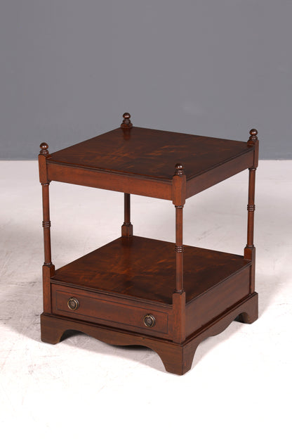 G145 Finish cm Traumhafter Englischer Tisch Couchtisch Englisch Antik Stil Mahagoni Ablagetisch Empire Stil Beistelltisch