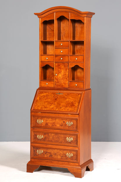 Wunderschöner Englischer Sekretär Büro Aufsatzsekretär Antik 60S Schrank UK