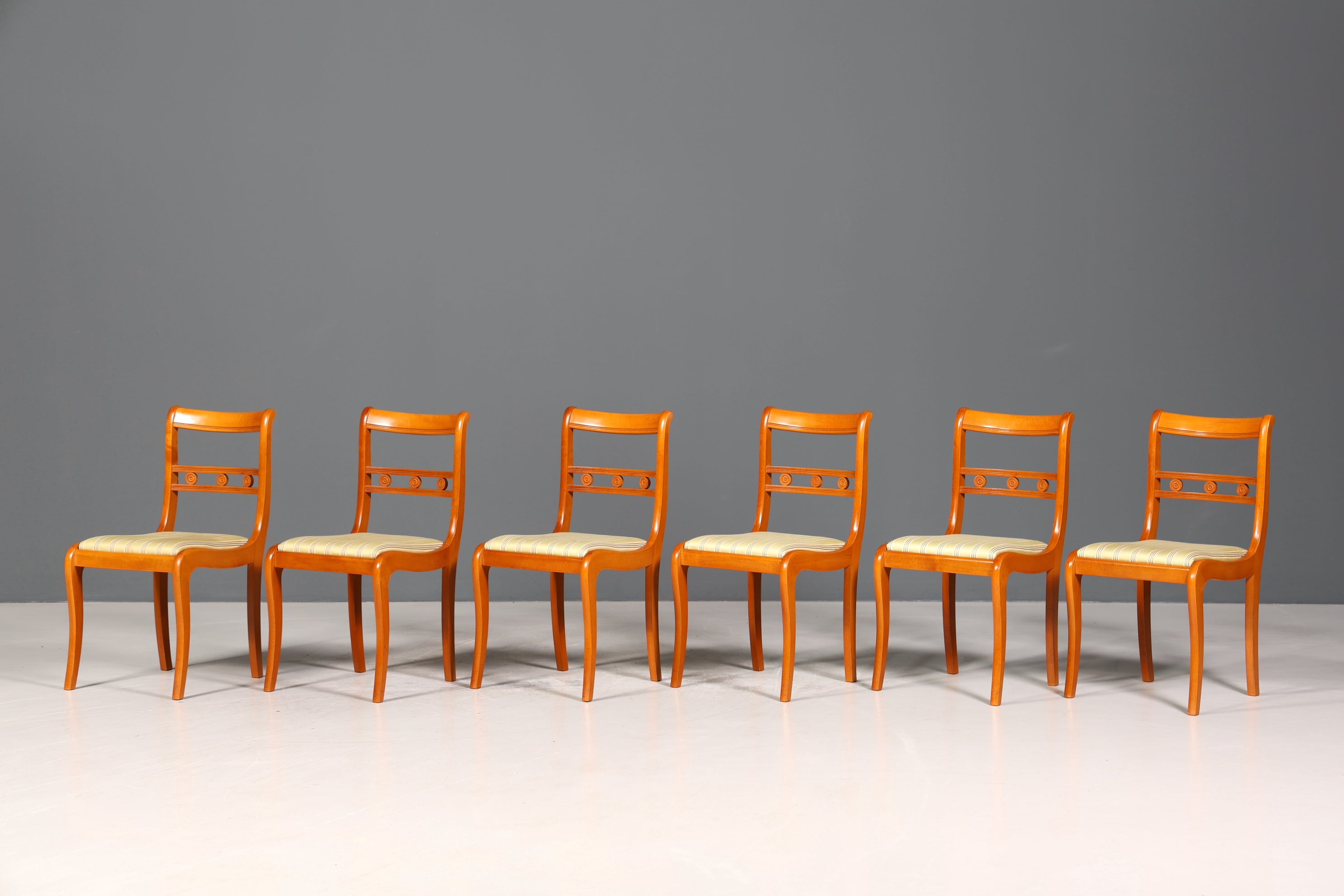 6x Edle Englische Stühle Englisch Dining Chairs Antik 60er Jahre Küchenstühle Stuhlset