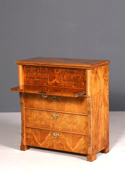 Stilvoller Gründerzeit Sekretär Kommode Jugendstil Schubladenkommode Antik Vertiko