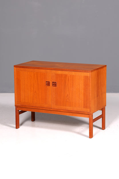 Edle Mid Century Kommode Vintage Schrank Retro Flurkommode 60s Sideboard Regal Designklassiker Holz