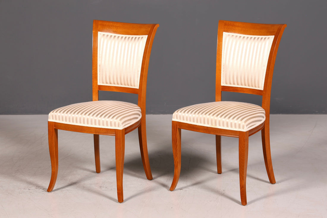 2x Traumhafte Selva Stuhle Esszimmer Stuhl Set Küchenstühle Antik Stil Set
