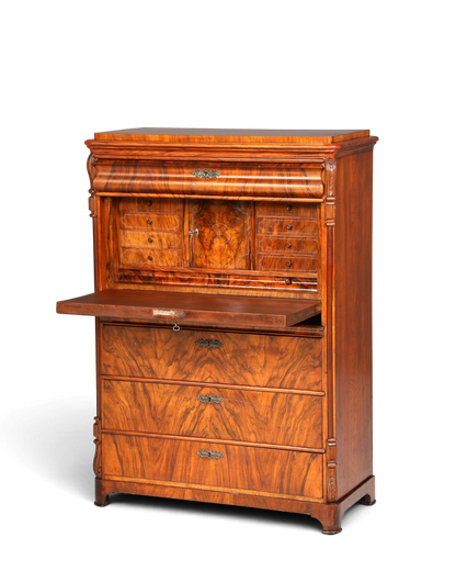 Wunderschöner Louis Philippe Sekretär um 1880 Gründerzeit Antik Schrank Chiffoniere