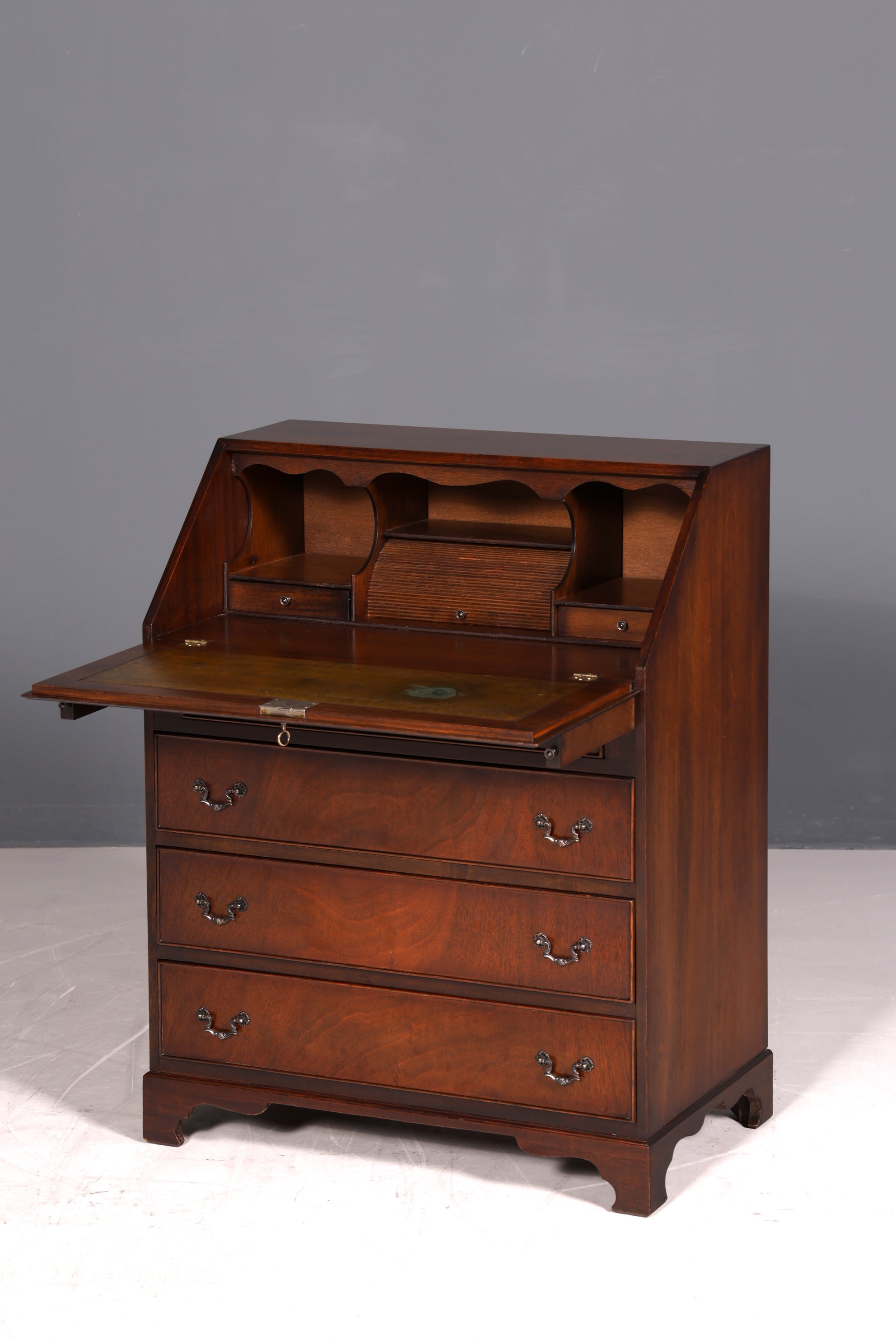 Wunderschöner Englischer Sekretär Schreibkommode echt Holz Schreibtisch Kommode