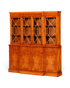 G387 Finish Wunderschöne Englische Vitrine Bücherschrank Buffet Antik Stil Englisch Eibe Glasvitrine Bibliothek (Kopie)