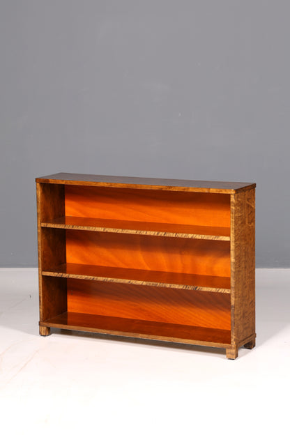 Wunderschönes Art Deco Stil Regal um 1940 Bücherregal Echt Holz Buchablage Vintage