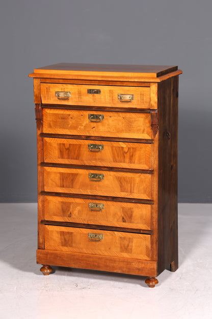 Beautiful Gründerzeit chest of drawers, Art Nouveau vertiko, antique chest of drawers, linen chest
