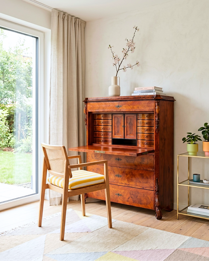 Wunderschöner Louis Philippe Sekretär Vertiko Highboard Schreibsekretär Massivholz