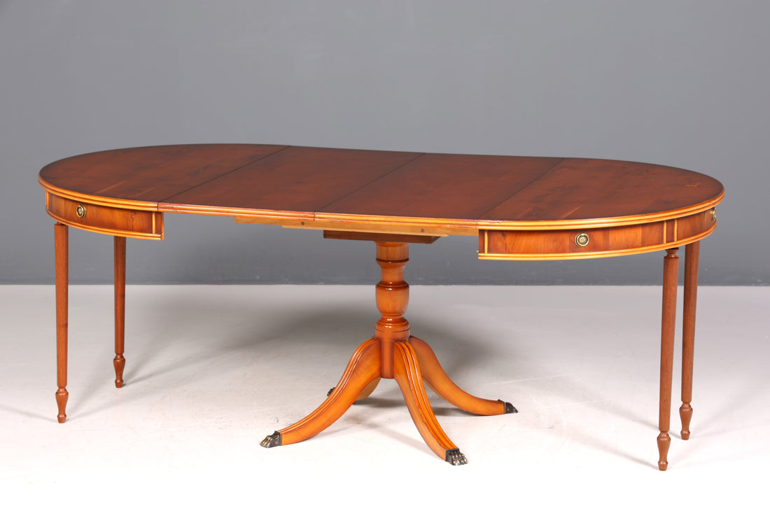 Wunderschöner Englischer Tisch ausziehbarer Esstisch Eibe Antik Stil 60s Küchentisch