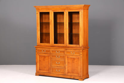 Traumhafte Original Selva XXL Vitrine Antik Stil Massivholz Villa Borghese Schrank Bibliothek