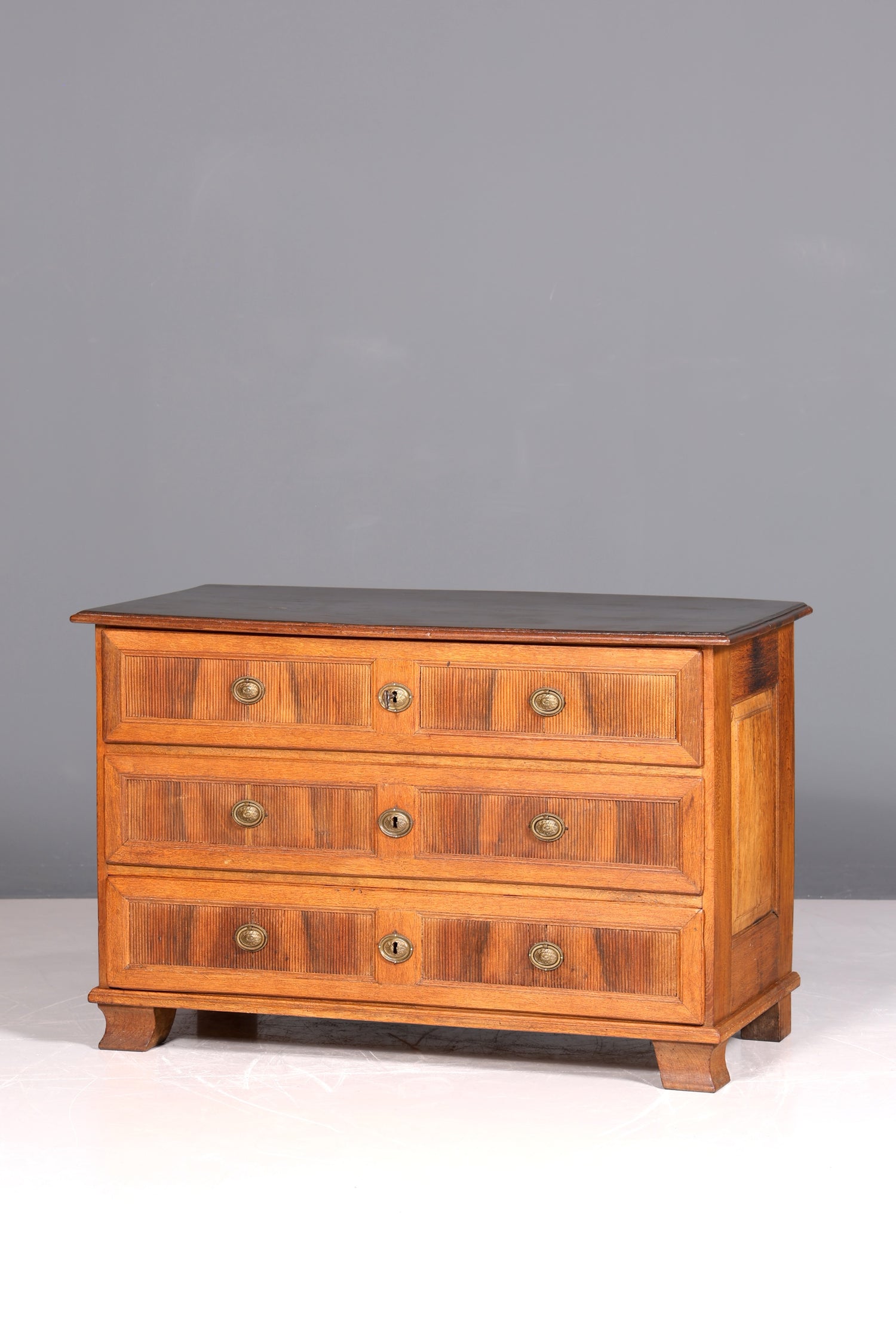 Beeindruckende Original Barock Kommode um 1780 Sideboard Antik massiv Holz Eiche Schubladenkommode