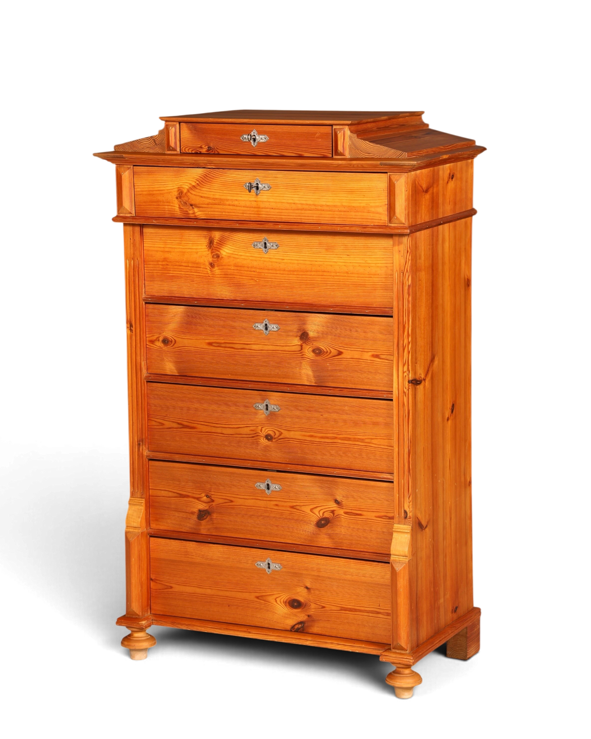 Wunderschöne Gründerzeit Kommode Antik Weichholz Jugendstil Vertiko Chiffoniere Schubladenkommode