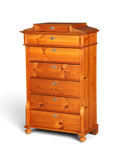 Wunderschöne Gründerzeit Kommode Antik Weichholz Jugendstil Vertiko Chiffoniere Schubladenkommode