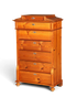 Wunderschöne Gründerzeit Kommode Antik Weichholz Jugendstil Vertiko Chiffoniere Schubladenkommode