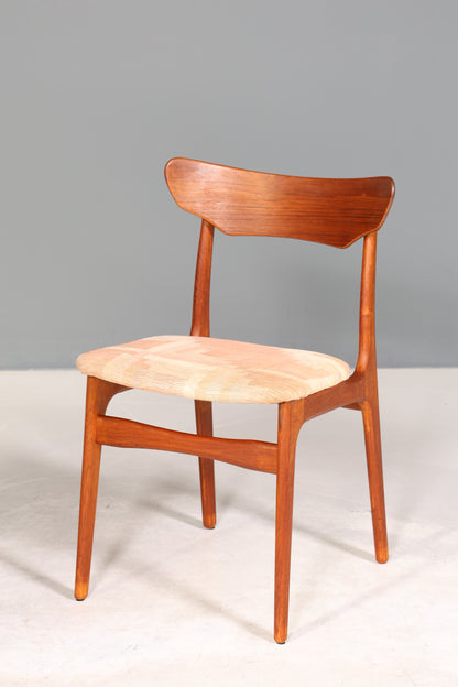 Stilvoller Original "Schiønning &amp; Elgaard" Stuhl Mid Century Danish Teak Holz Esszimmer Stuhl Sekretär Stuhl 2 von 3
