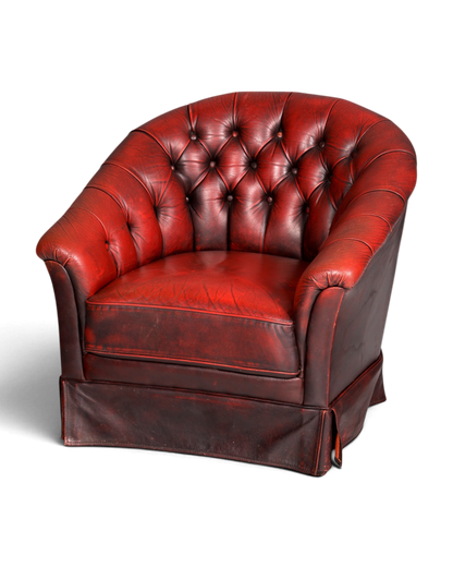 F845 Finish Stilvoller Original Chesterfield Sessel Englischer Armlehnsessel Englisch Herrensessel