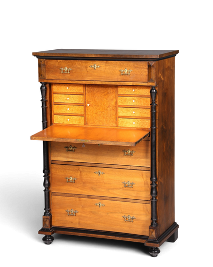 Traumhafter Gründerzeit Sekretär Vertiko Highboard Louis Philippe Kommode um 1880