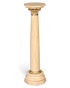 Wunderschöne Barock Stil Säule Louis XV Marmor Blumensäule Naturstein Beige Sockel Ablage 2 von 2