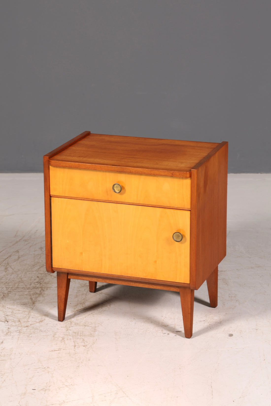 Beautiful Mid-Century bedside table, vintage Danish design, dresser, side table, nightstand, retro, genuine wood, 2 of 2