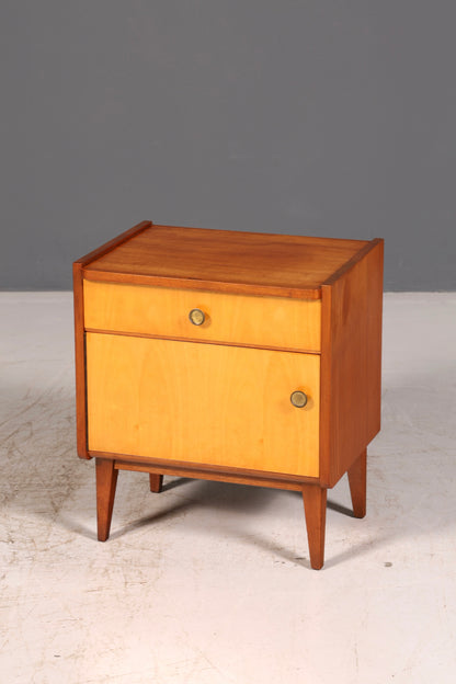 Wunderschöner Mid Century Nachttisch Vintage Danish Design Kommode Beistelltisch Nachtschrank Retro echt Holz 2 von 2