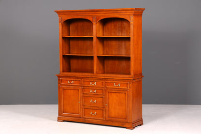 G144 Finish cm SELVA Wunderschönes Englisches Bücherregal Eibe Antik Regal Bookshelf Buchablage 60s