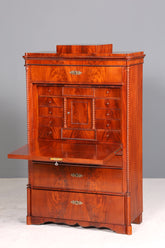 Stilvoller Louis Philippe Sekretär um 1880 Kommode Antik Biedermeier Stil Bürokommode
