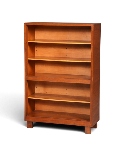 G029 Finish cm Schlichtes Mid Century Regal Vintage Bücherregal Schrank Buchablage 60s Bookshelf