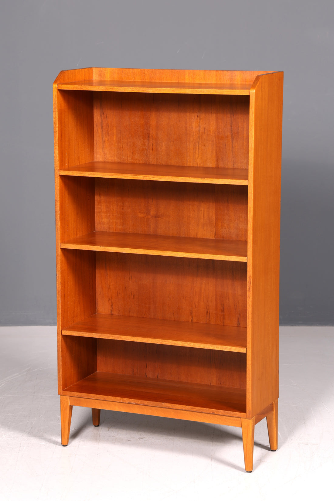 Edles Mid Century Regal Vintage Bücherregal Schrank Buchablage 60s Bookshelf Designer Holz Retro