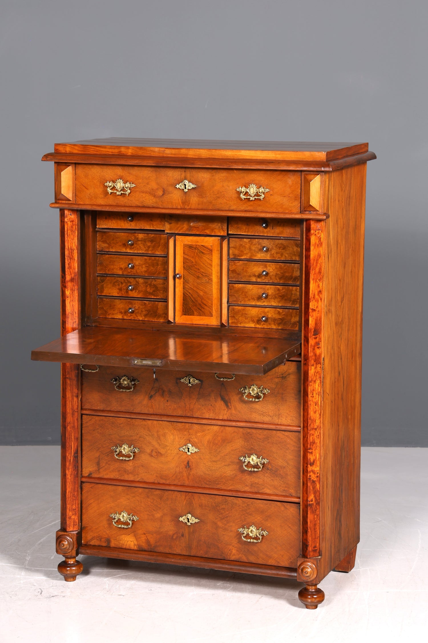 Wunderschöner Gründerzeit Sekretär Kommode Jugendstil Schubladenkommode Antik Vertiko
