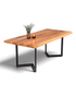 Traumhafter Nussbaum Tisch 200cm-100cm Esszimmer Tisch Baumkanten Platte Massiv Holz Küchentisch