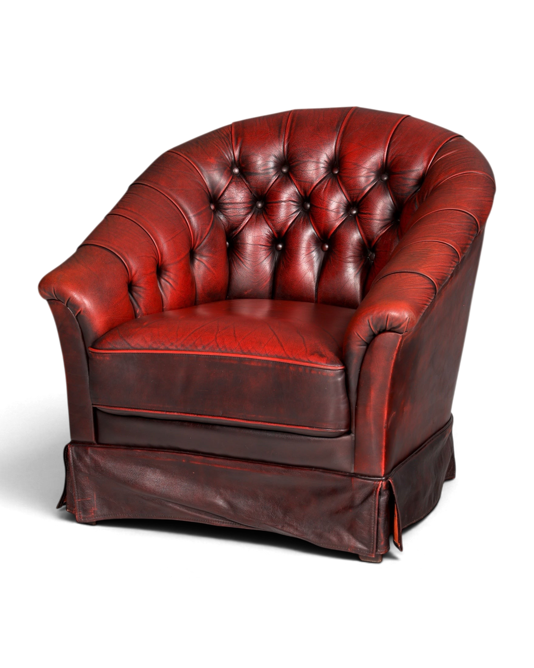 F844 Finish Stilvoller Original Chesterfield Sessel Englischer Armlehnsessel Englisch Herrensessel