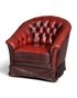 F844 Finish Stilvoller Original Chesterfield Sessel Englischer Armlehnsessel Englisch Herrensessel